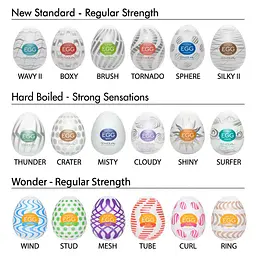 Мастурбатор-яйце Tenga Standard Egg Silky II - мініатюра 3
