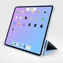 Чохол-книжка BeCover Tri Fold Soft TPU Silicone для Apple iPad Air 4 10.9 2020/2021 Light Blue (708782) - мініатюра 4