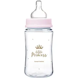 Пляшечка для годування Canpol babies Royal Baby з широким отвором 240 мл Рожева (35/234_pin) - мініатюра 3