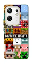 Чохол Demsky Minecraft collage для Infinix Zero 30 4G