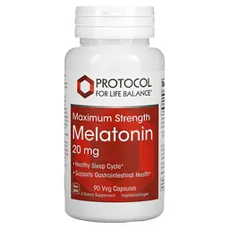 Мелатонін Protocol for Life Balance Melatonin 20 мг 90 капсул
