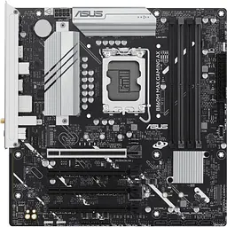 Материнська плата LGA1851, Asus B860M MAX GAMING AX, B860, 4xDDR5, 1xPCI-E 5.0 x16, 3xPCI-E 4.0 x16, 4xSATA3, 3xM.2, Realtek 7.1, Realtek 2.5Gb, WiFi 6, Bluetooth 5.4, DP/Type-C, MicroATX - мініатюра 2