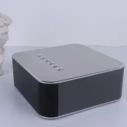Портативна акустика Aspor Bluetooth A660 20 ВТ із дисплеєм срібляста - мініатюра 4