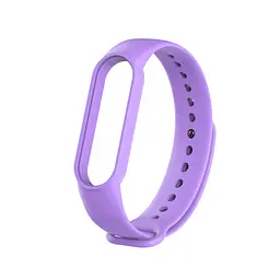 Ремінець для фітнес-браслета Lemfo для Xiaomi Mi Band 5, 6, 7 ліловий - мініатюра 2