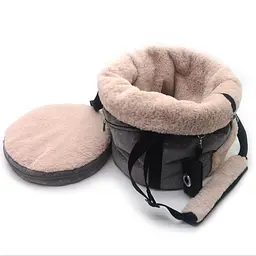 Сумка-матрац для котів та малих собак Zoo-hunt Марсель №1 30х30х35 см сіра - мініатюра 2