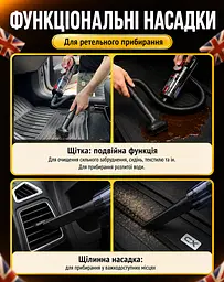Пилосос Voin вологе та сухе прибирання 120 Вт (V-82CL) - мініатюра 5