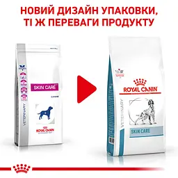 Сухий повнораціонний дієтичний корм для собак Royal Canin Veterinary Skin Care для підтримки захисних функцій шкіри при дерматозах та надмірному випадінні вовни 11 кг - мініатюра 6