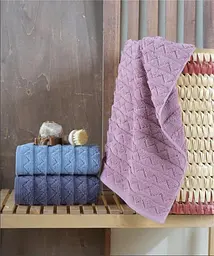 Набір рушників Cestepe MicroCotton Delux Premium - Ucgen-2 70x140 (3 шт.)