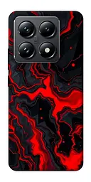 TPU чохол Demsky Black red marble для Xiaomi 14T Pro