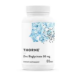Цинк бісгліцинат Zinc Bisglycinate 30 mg - 60 caps