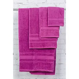 Набір банних рушників №5011 SoftNess Plum, 4 шт. (2200003183351) - мініатюра 2