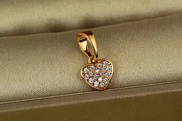 Кулон Xuping Jewelry маленьке серце 8 мм золотистий