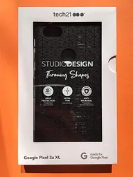Чохол протиударний з антимікробним покриттям Tech21 Studio Design для Google Pixel 3a XL Black - мініатюра 8