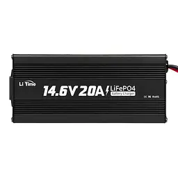 Зарядний пристрій для акумуляторних батарей LiFePO4 14.6V/20A LiTime L12V20A-BCHA-X (44-00537) - мініатюра 2