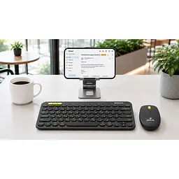 Комплект REAL-EL KIT-635W Wireless/Bluetooth Black (EL123100057) - мініатюра 12