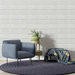 Самоклеюча декоративна стельова стінна 3D панель Sticker Wall 700x700x5мм Зірки 116 SW-00000008 - мініатюра 5