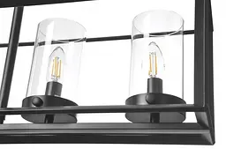 Люстра Brille лофт підвісна свічка E14 40W BK (BL-387S/5) - мініатюра 9