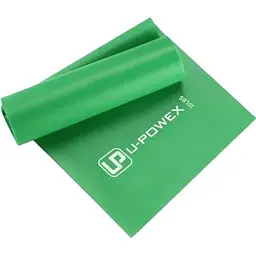 Стрічка-еспандер U-Powex Fitness band для фітнесу та реабілітації 0.5мм. (9.1 кг) Green (UP_1007_Green)