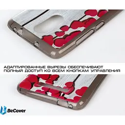 Силіконовий бампер BeCover для Xiaomi Redmi Note 3 Hearts (701205) - мініатюра 2