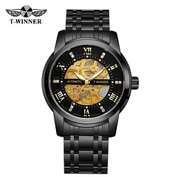 Forsining 8241 All Black Steel