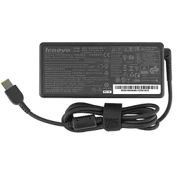 Блок живлення для ноутбука Lenovo 20V, 6A, 120W, USB+pin (Square 5 Pin DC Plug), black (без кабеля!)