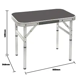 Стіл Bo-Camp 56x34 см сірий (DAS303274) - мініатюра 6