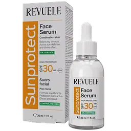 Сироватка для обличчя Контроль жирності з SPF30 Sunprotect Revuele 30 мл