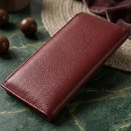 Стильний шкіряний гаманець ST Leather 19380 темно-червоний - мініатюра 4