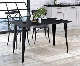 Обідній стіл Лінда 120-65 Прямі кути Loft Design (Венге Луізіана)