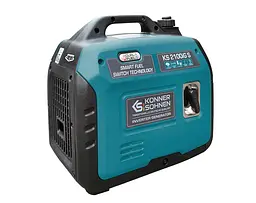 Konner & Sohnen Генератор газо-бензиновий інверторний KS 2100IGS, 230В, 2.0кВт, електростартер, 19кг - мініатюра 6
