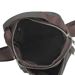 Сумка через плече чоловіча шкіряна Tiding Bag A25F-1436B коричнева - мініатюра 4