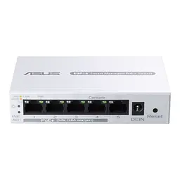 Комутатор ExpertWiFi EBP15 5xGE (4xPoE), 60Вт, Керований L2+ Asus teh0018159 - мініатюра 2