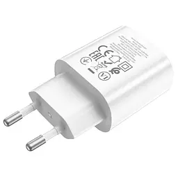 Адаптер мережевий HOCO Jetta N22 Type-C, 25W/3A, PD - мініатюра 4