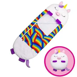 Дитячий спальний мішок-плюшева іграшка подушка Єдиноріг Baby sleeping bag Size S WHITE 3 в 1 теплий - мініатюра 5
