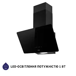 Витяжка декоративна похила Minola HVS 5224 BL 700 LED - мініатюра 3