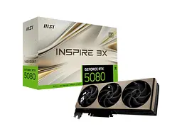 Видеокарта MSI GeForce RTX 5080 16G INSPIRE 3X OC