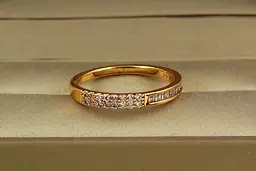 Кільце Xuping Jewelry Ефект р 20 золотисте