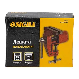 Лещата Sigma неповоротні 25мм для дрібних робіт (4210251) - мініатюра 2
