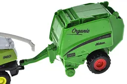 Іграшковий комбайн із причепом металевий Farm Truck 955-237, в коробці р.27,5x6,5x8,5 см YG Toys - мініатюра 3