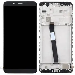 Дисплей Xiaomi Redmi 7A чорний, оригінал PRC, з рамкою