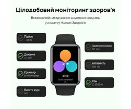 Смарт-годинник Huawei Watch Fit 2 Midnight Black чорний (55028894) - мініатюра 9