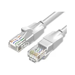 Патч-корд 2м, UTP cat 6 RJ-45 gray Vention (IBEHH)