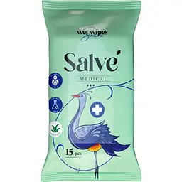 Салфетки влажные медицинские Salve 15 шт.