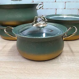 Набір посуду O.M.S. Collection 3045-IND-Green 9 предметів - мініатюра 5
