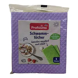 Серветки вологопоглинаючі Profissimo Schwammtücher 5 шт.