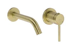 Смеситель для умывальника Rea Clif скрытого монтажа с боксом brushed gold REA-B5841