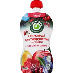 Сік-смузі Garden Gadz мультифруктовий з м'якоттю 185 мл 