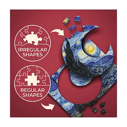Пазл Trefl Wooden Зоряна ніч 200 елементів (5900511202489) - мініатюра 3