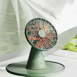 Вентилятор на акумуляторі Xiaomi Sothing Forest Desktop Fan (DSHJ-S-1907) бездротовий зелений - мініатюра 2