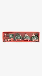 Новорічна іграшка Потяг SW03187 Зелений shop (2000999328640) - мініатюра 4